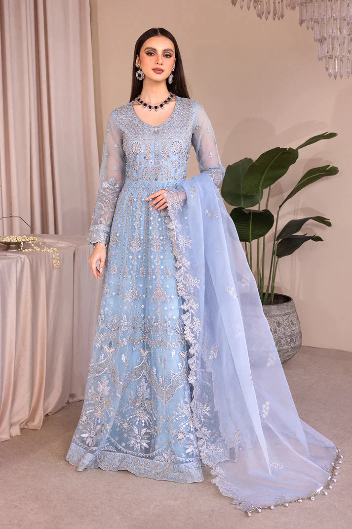 Emaan Adeel | Romansiyyah Luxury Formals 23 | RM-03 BLUE LAGOON