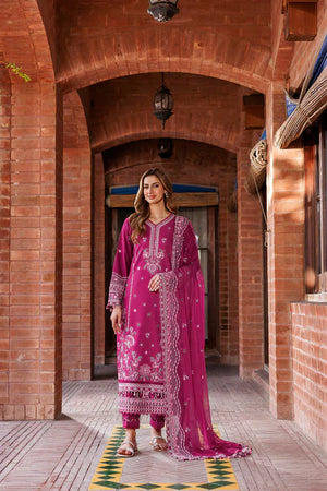 Farasha | Kaavish Lawn 24 | ROSY SOMBER - Waniyas