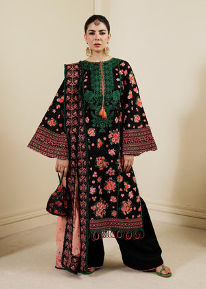 Hussain Rehar | Lawn SS 2023 | Noir - Waniyas