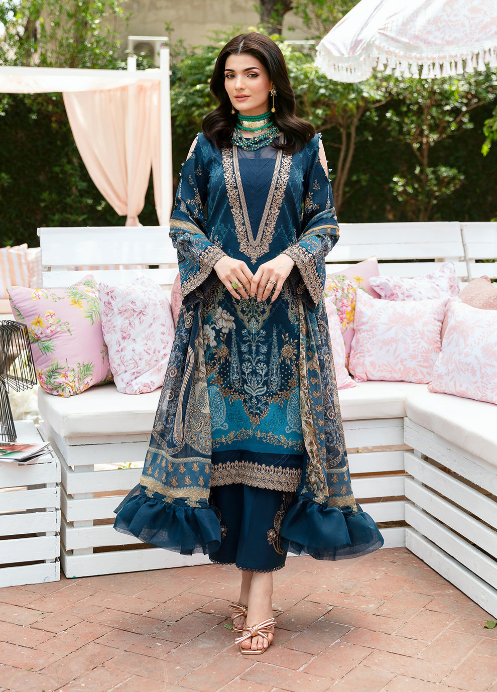 Gulaal | Summer Glow Lawn 24 | SYLVIYA (GL-L-24V3-01) - Waniyas