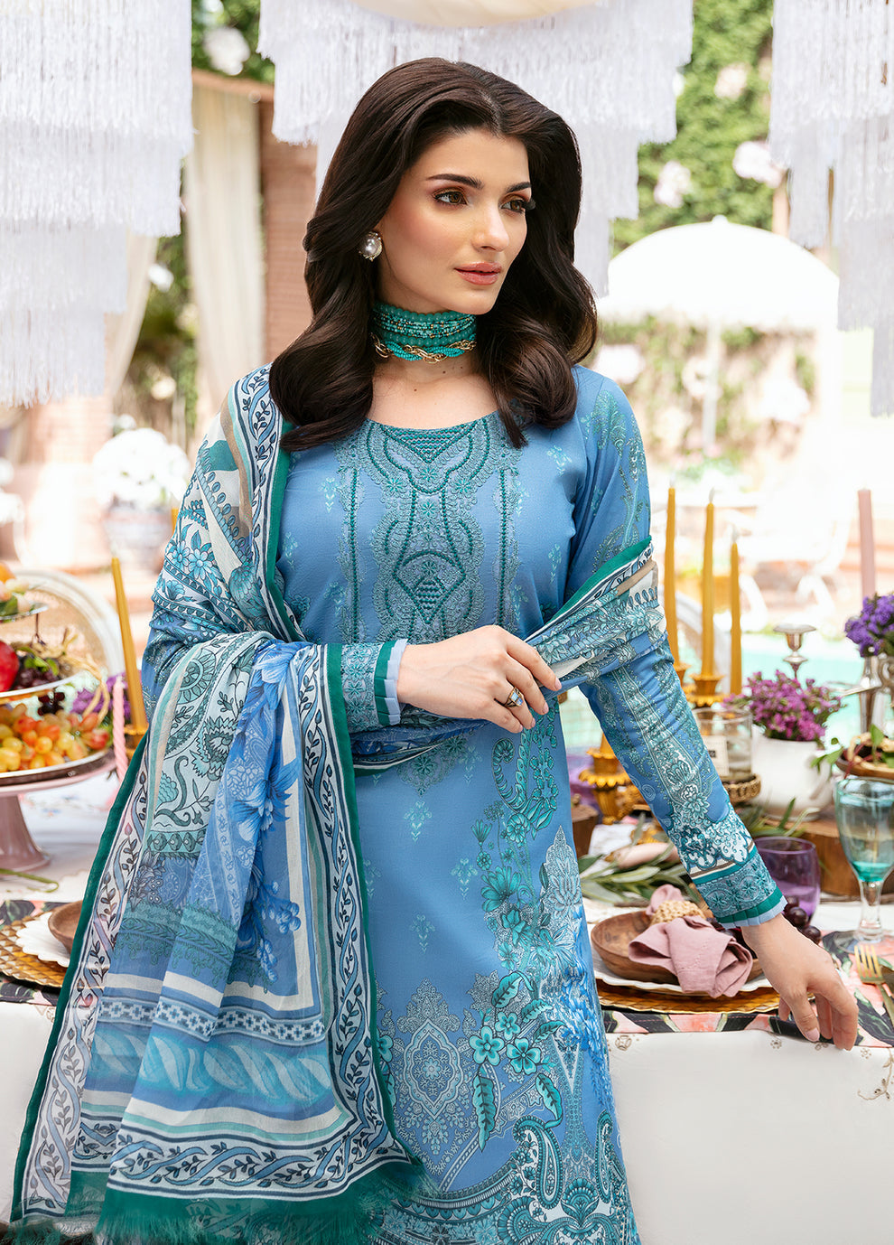 Gulaal | Summer Glow Lawn 24 | ELAINE (GL-L-24V3-07) - Waniyas