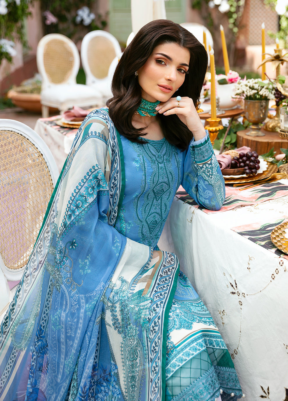 Gulaal | Summer Glow Lawn 24 | ELAINE (GL-L-24V3-07) - Waniyas