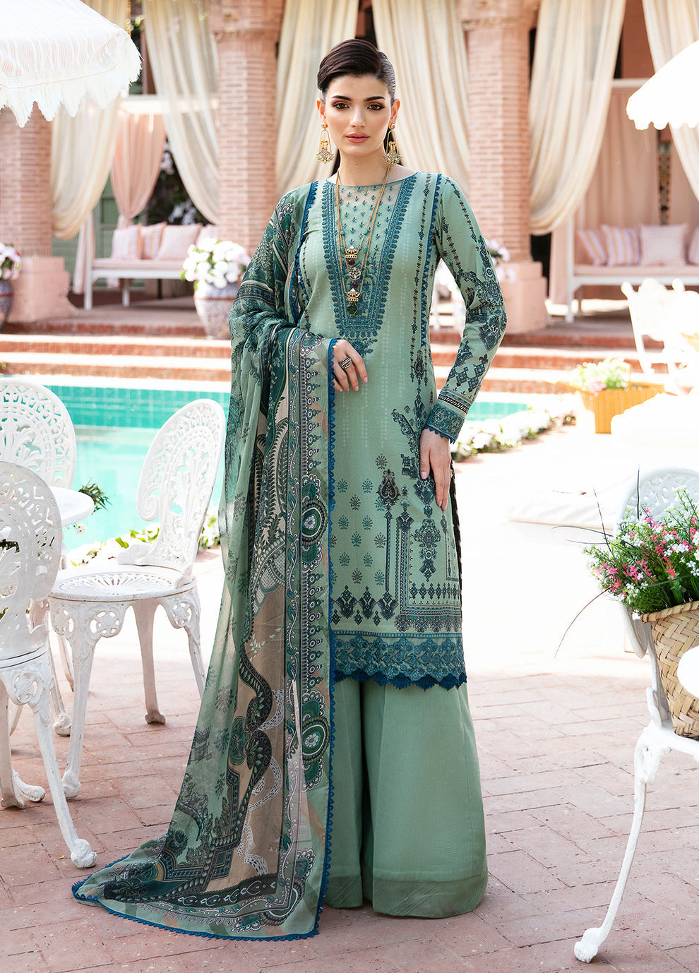 Gulaal | Summer Glow Lawn 24 | ANADIYA (GL-L-24V3-05) - Waniyas