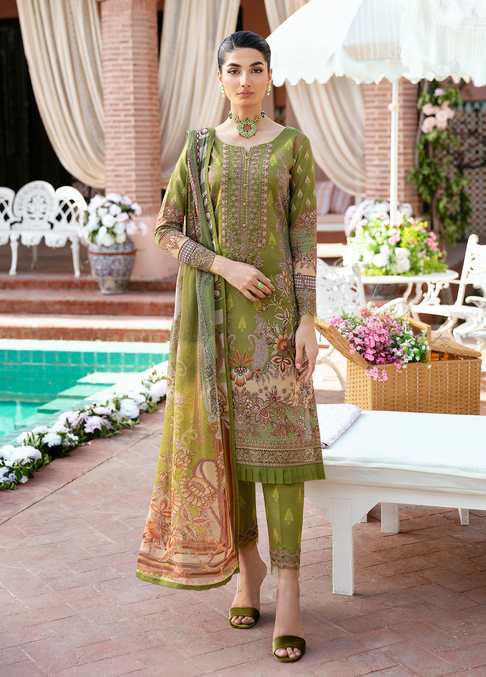 Gulaal | Summer Glow Lawn 24 | ALICIA (GL-L-24V3-04) - Waniyas