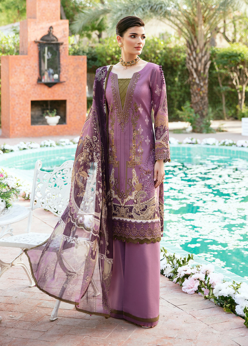 Gulaal | Summer Glow Lawn 24 | ESMERAY (GL-L-24V3-03) - Waniyas