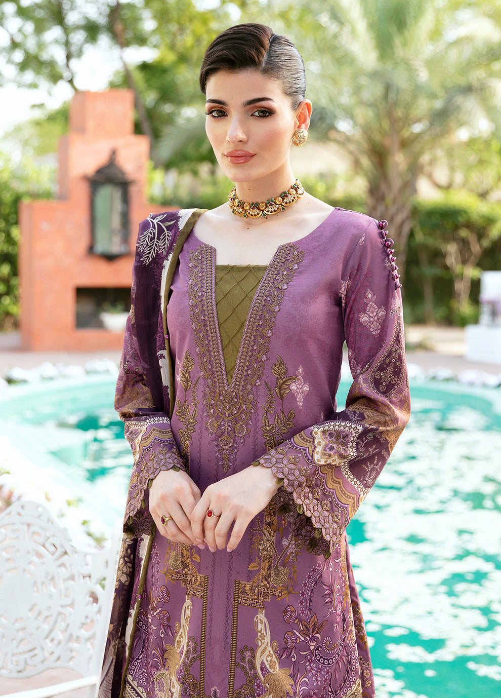 Gulaal | Summer Glow Lawn 24 | ESMERAY (GL-L-24V3-03) - Waniyas