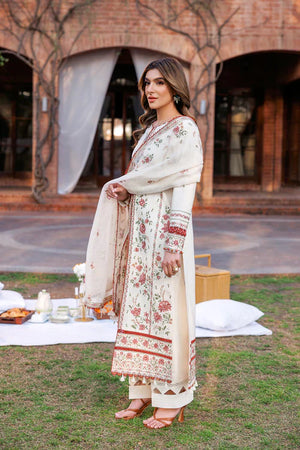 Farasha | Kaavish Lawn 24 | SURREAL WHITE - Waniyas