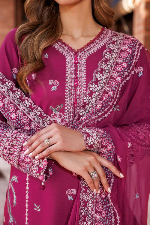 Farasha | Kaavish Lawn 24 | ROSY SOMBER - Waniyas