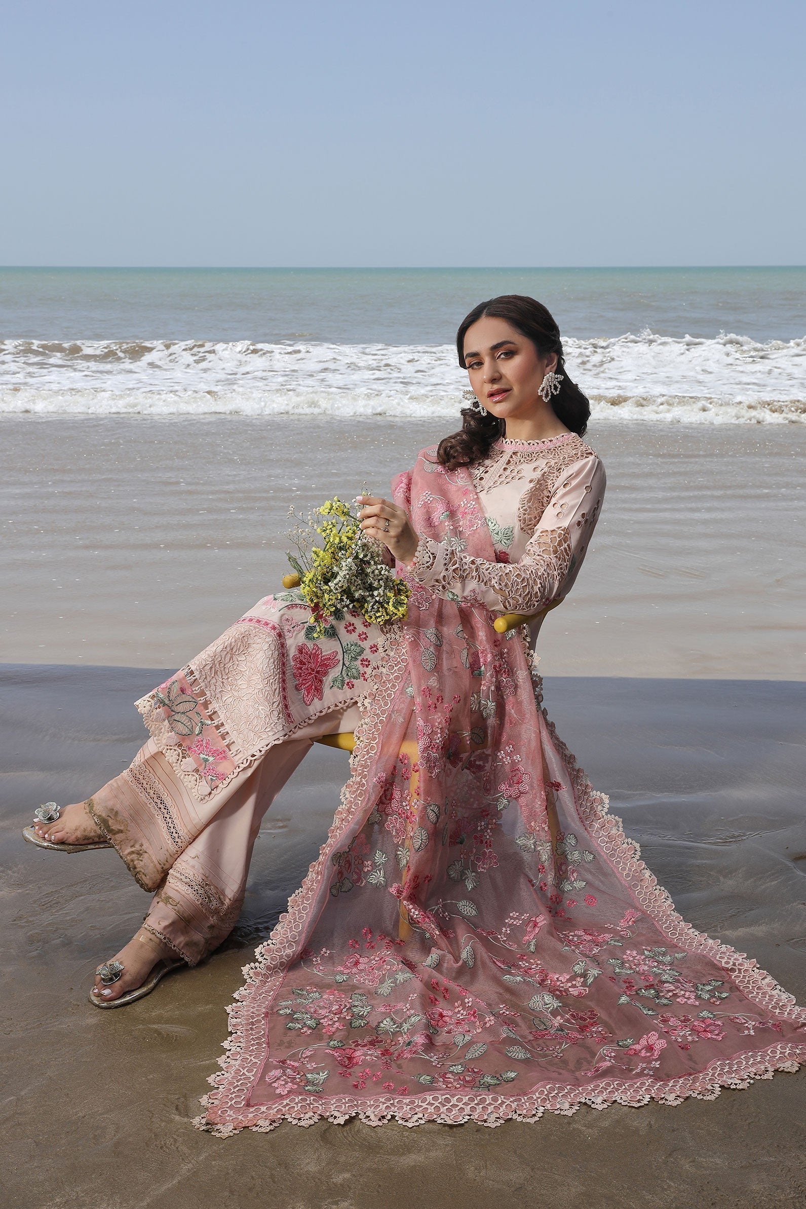 Maryam Hussain | Luxury Lawn 24 | MAYA - Waniyas