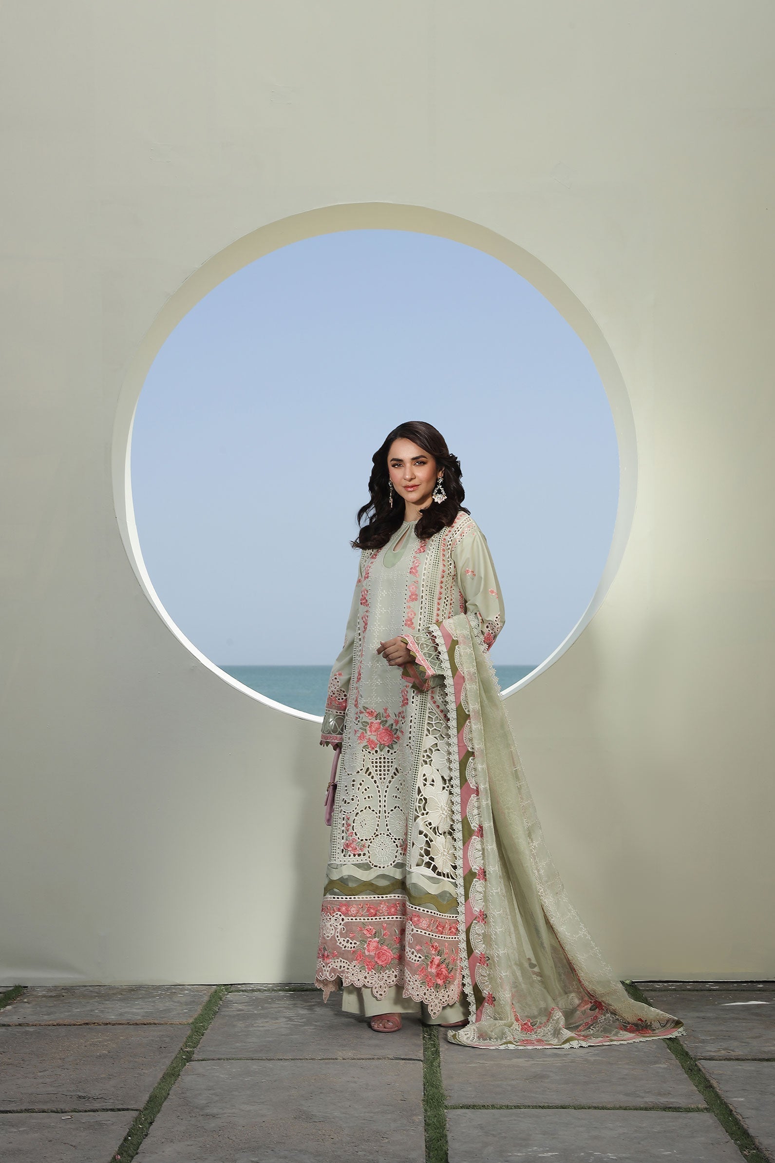 Maryam Hussain | Luxury Lawn 24 | HAVANA - Waniyas