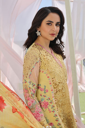 Maryam Hussain | Luxury Lawn 24 | TROPICA - Waniyas