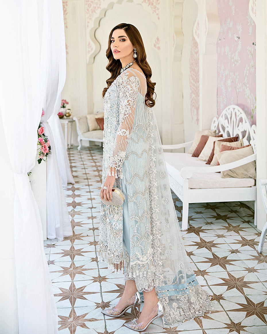 Gulaal | Wedding Formals | Avenir Embroidered Net 3-Piece Suit WS-01