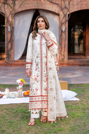 Farasha | Kaavish Lawn 24 | SURREAL WHITE - Waniyas