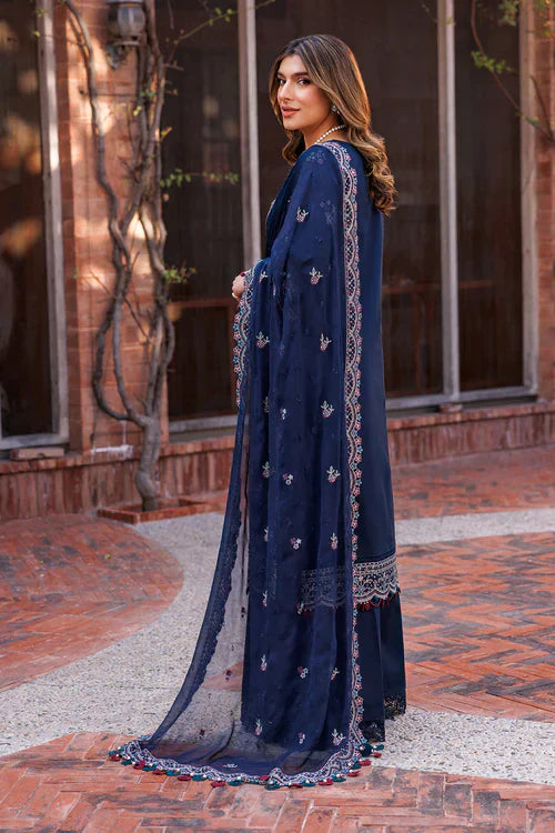 Farasha | Kaavish Lawn 24 | DEEP SAPPHIRE - Waniyas