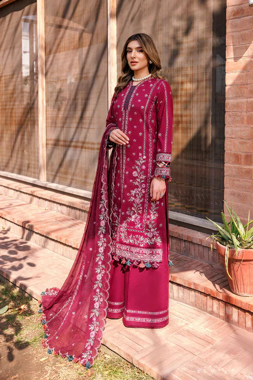 Farasha | Kaavish Lawn 24 | GARNET GLAM - Waniyas