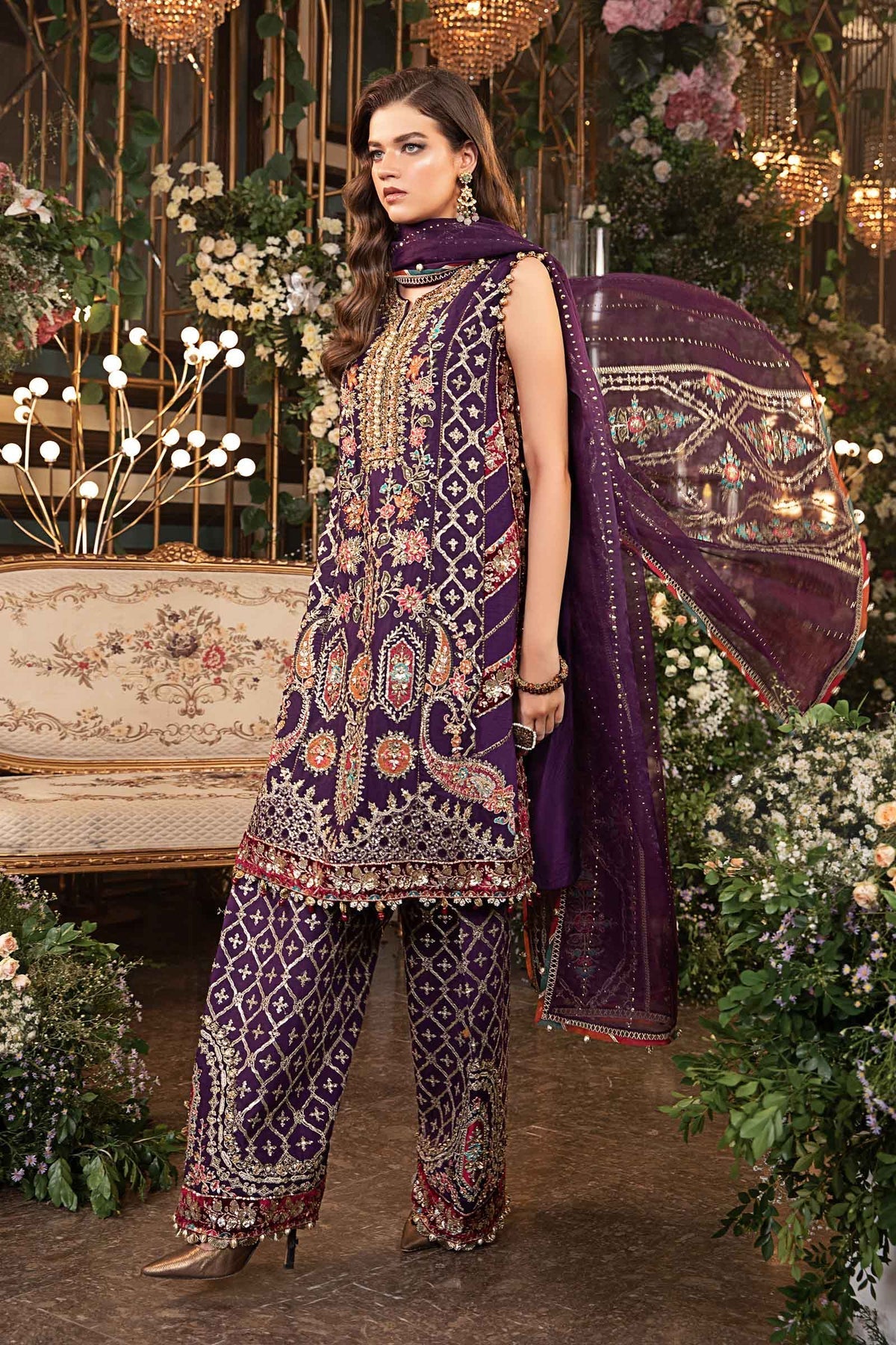 Maria B | Mbroidered Formals 24 | Organza Suit | BD-2903