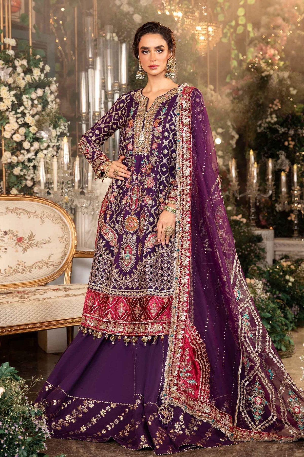 Maria B | Mbroidered Formals 24 | Organza Suit | BD-2903