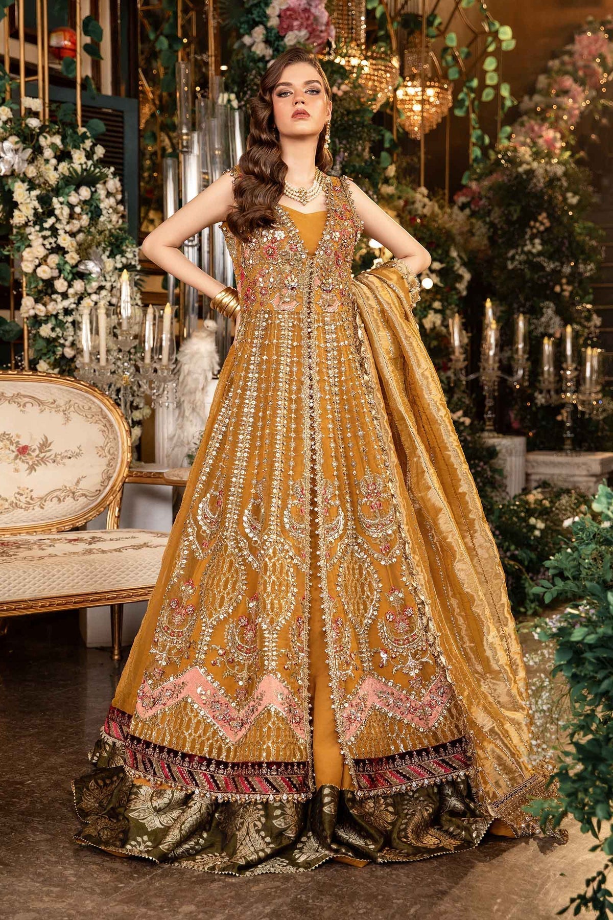 Maria B | Mbroidered Formals 24 | Organza Suit | BD-2907