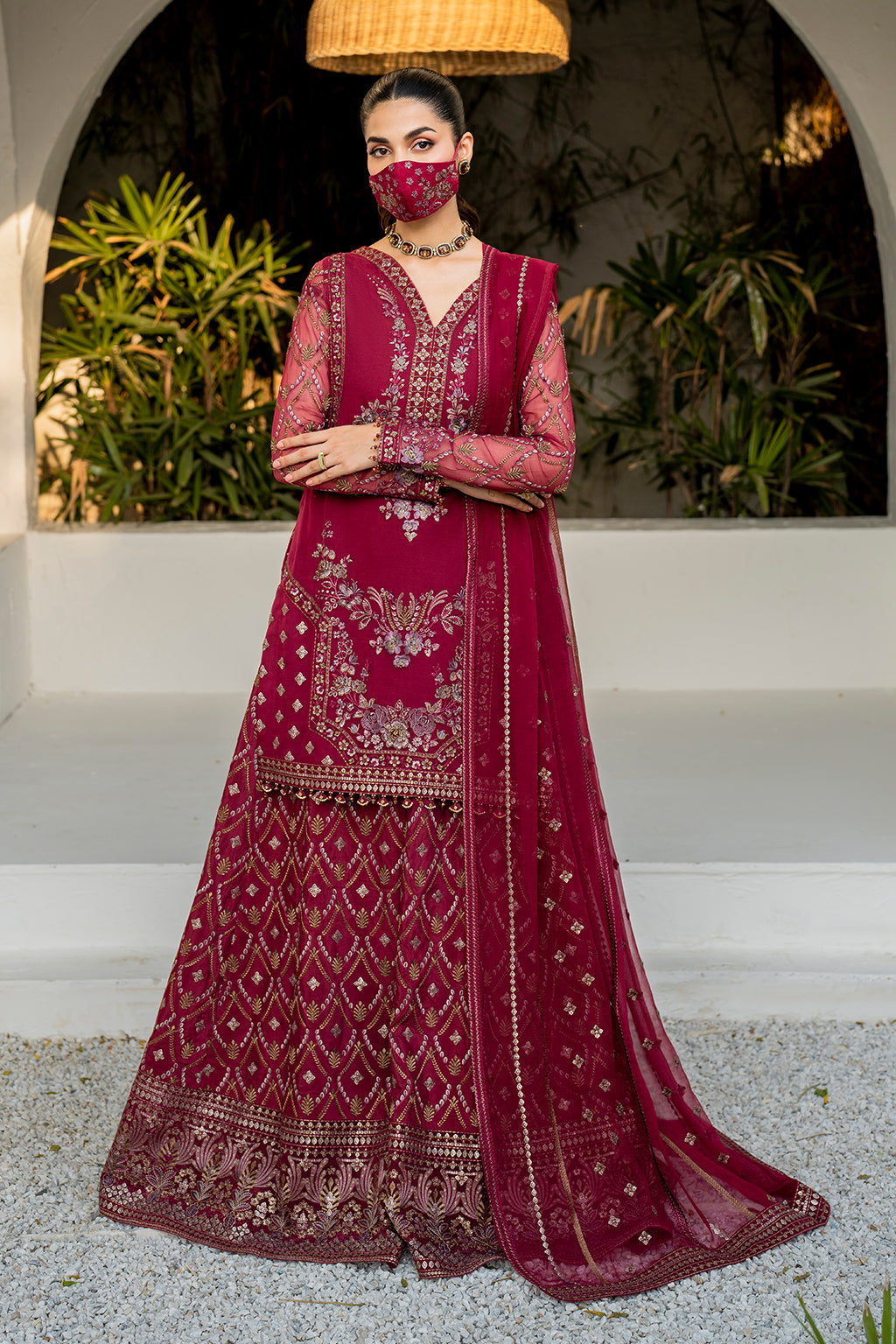 Flossie | Naqsh Formals | S-1402 (B)