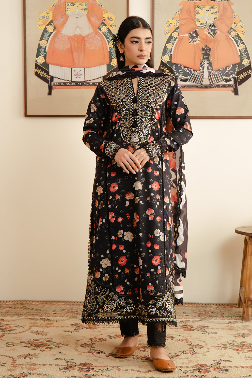 Afrozeh | Malina Lawn Collection| Valeria - Waniyas