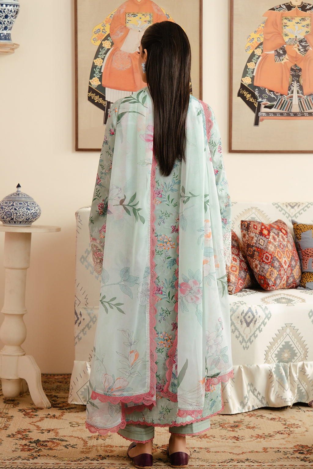 Afrozeh | Malina Lawn Collection| Aruna - Waniyas