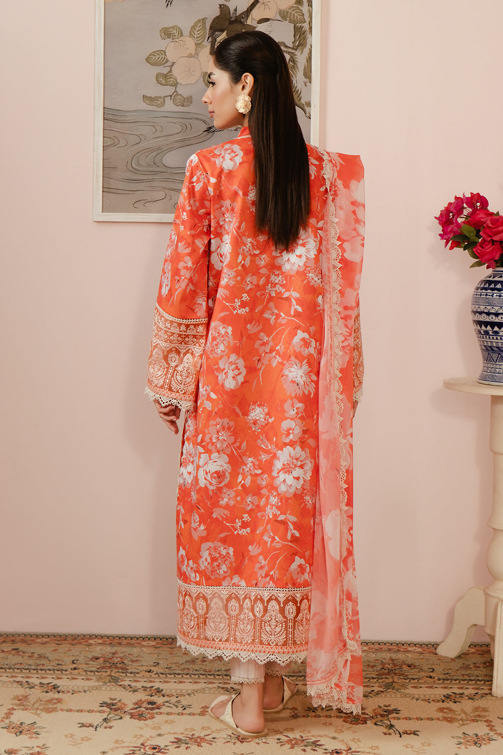 Afrozeh | Malina Lawn Collection| Azlin - Waniyas