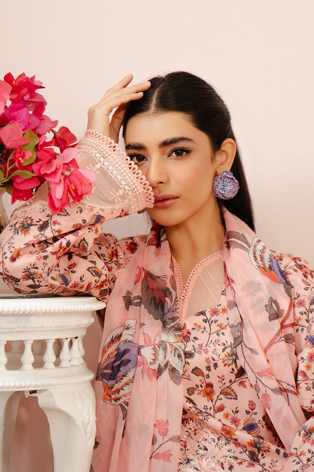 Afrozeh | Malina Lawn Collection| Calen - Waniyas