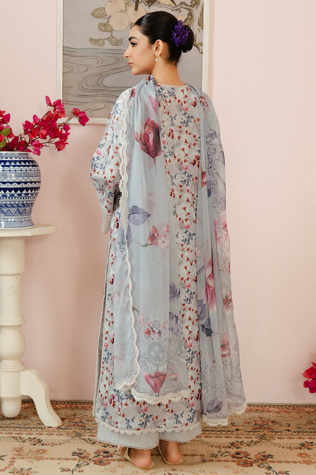 Afrozeh | Malina Lawn Collection| Evora - Waniyas