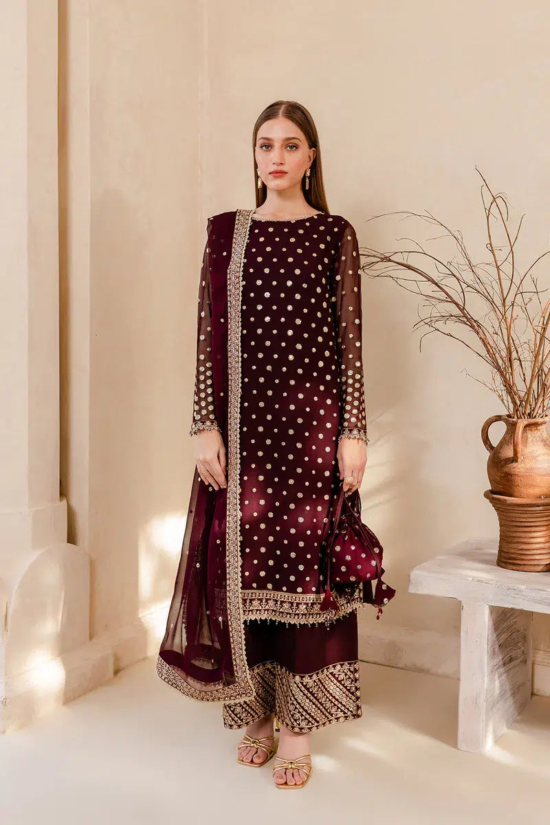 Farasha | Ritzier Festive Formals | Mulberry Glaze - Waniyas