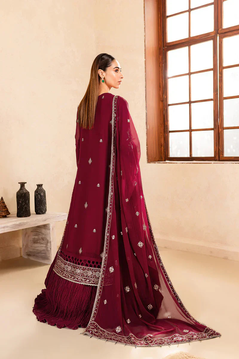 Farasha | Ritizer Festive Formals | Majestic Rouge - Waniyas