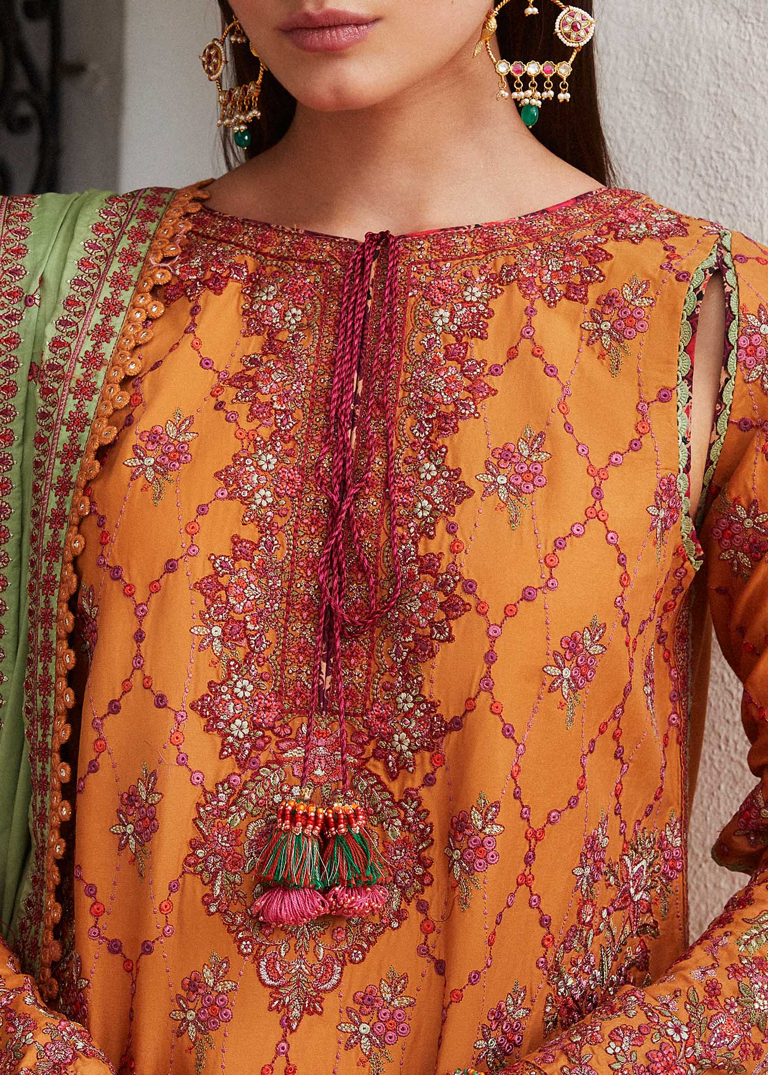 Hussain Rehar | Eid Luxury Lawn SS/24 | Amira - Waniyas