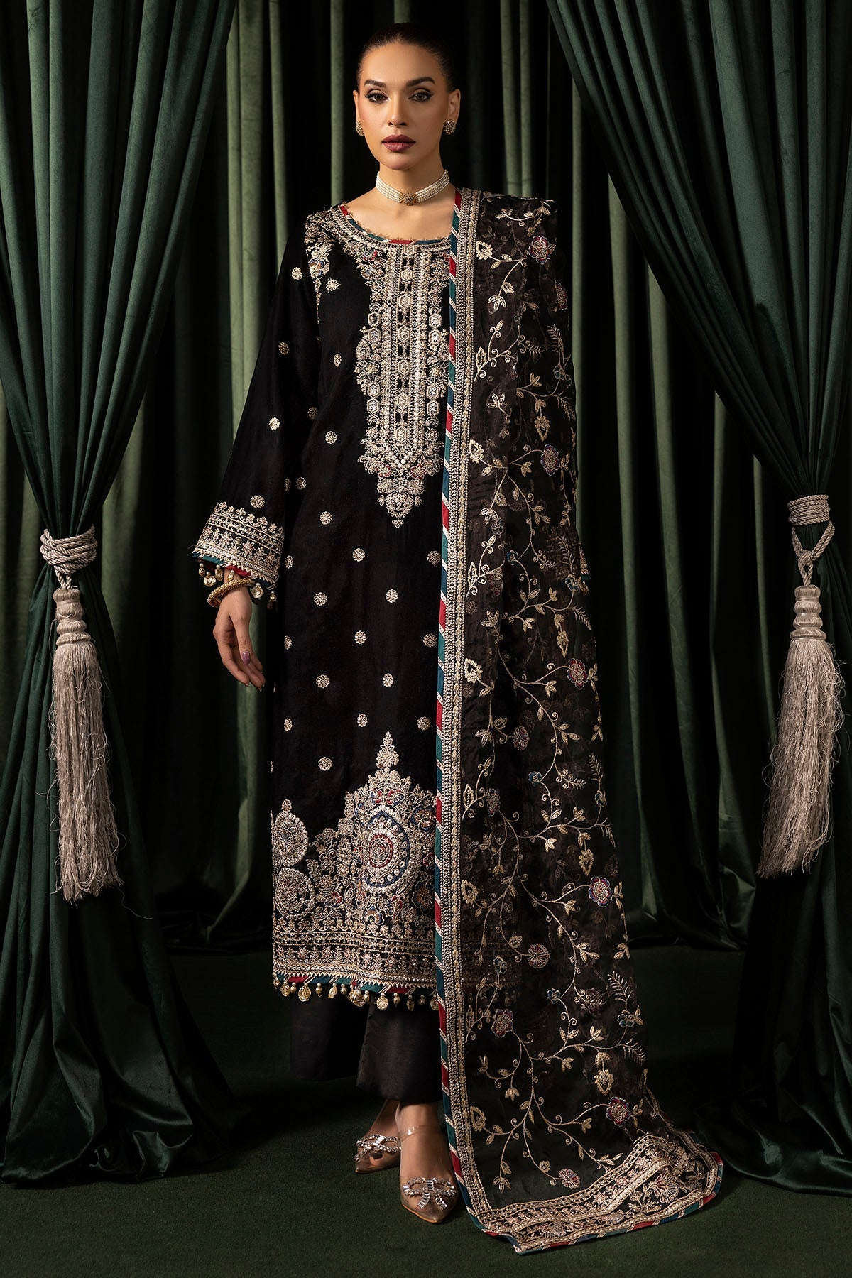 Motifz | Velvet Formals | 5098-FARZEEN