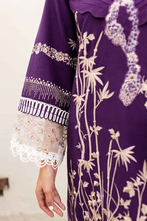 Sable Vogue | Shiree Lawn 24 | Plum Orchid - Waniyas