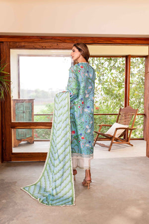 Sable Vogue | Shiree Lawn 24 | Flower Of Paradise - Waniyas