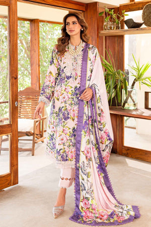 Sable Vogue | Shiree Lawn 24 | Pink Gardenia - Waniyas