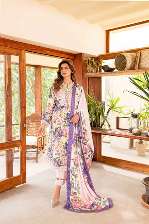 Sable Vogue | Shiree Lawn 24 | Pink Gardenia - Waniyas