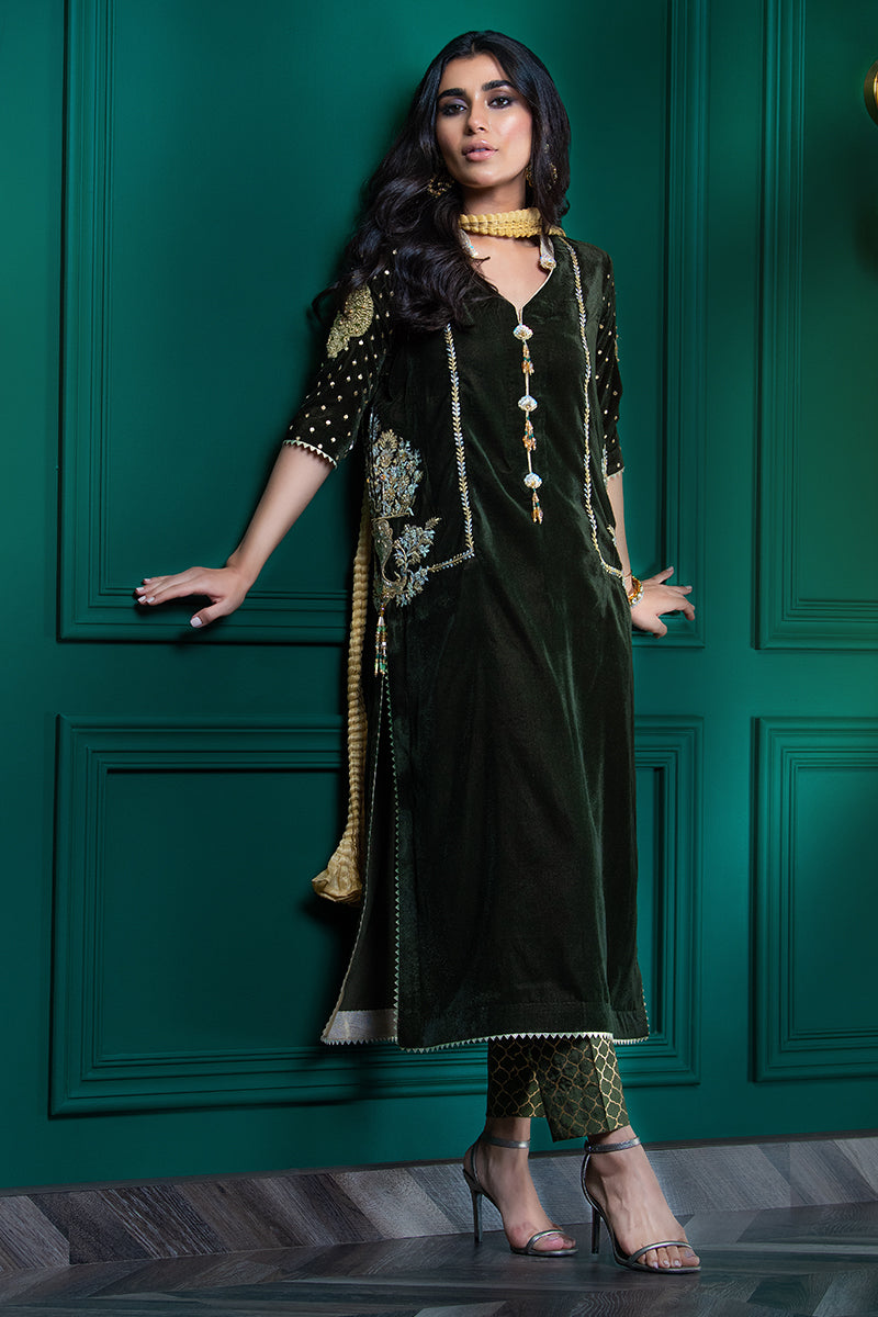 Wardha Saleem | Velvets Winter Fall 24 |  Guldaan