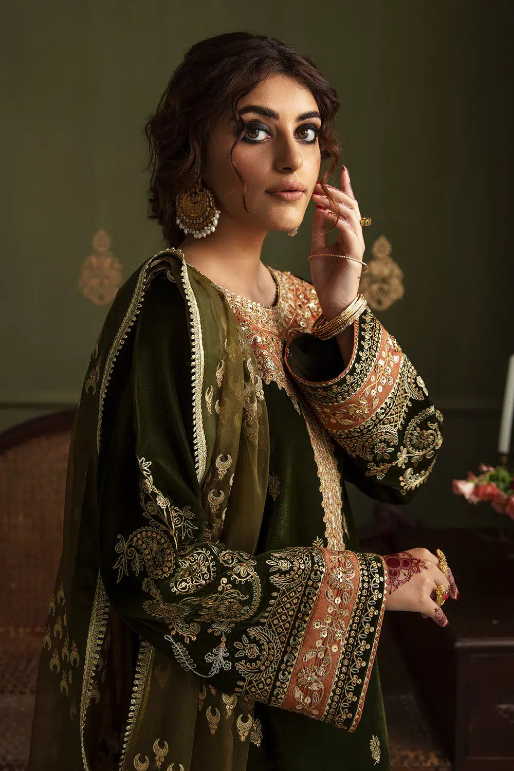 Baroque | Jahanara Luxury Velvet 23 | UF-461 - Waniyas