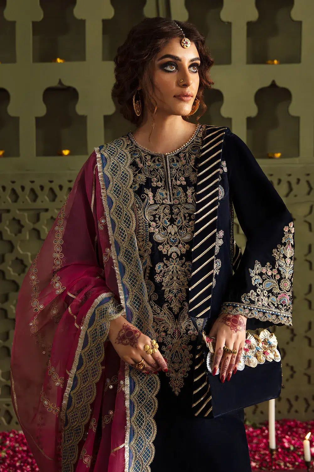 Baroque | Jahanara Luxury Velvet 23 | UF-463 - Waniyas