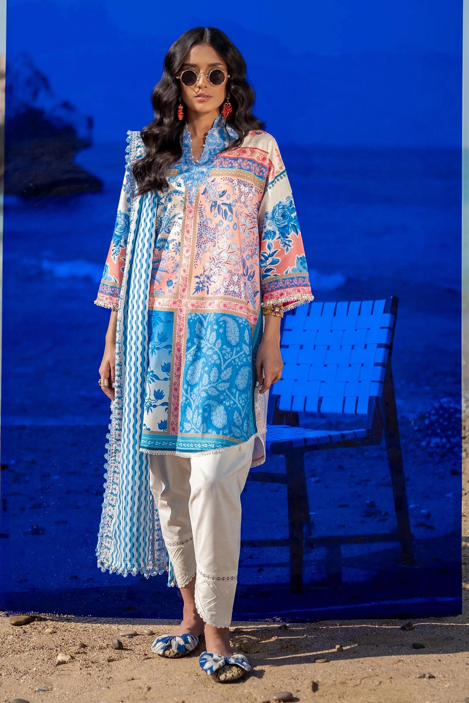 Sana Safinaz | Mahay Spring 24 | H241-028B-2BG - Waniyas