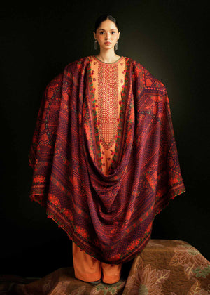 Hussain Rehar | Winter Shawl Khaddar 23 | Sunrise - Waniyas