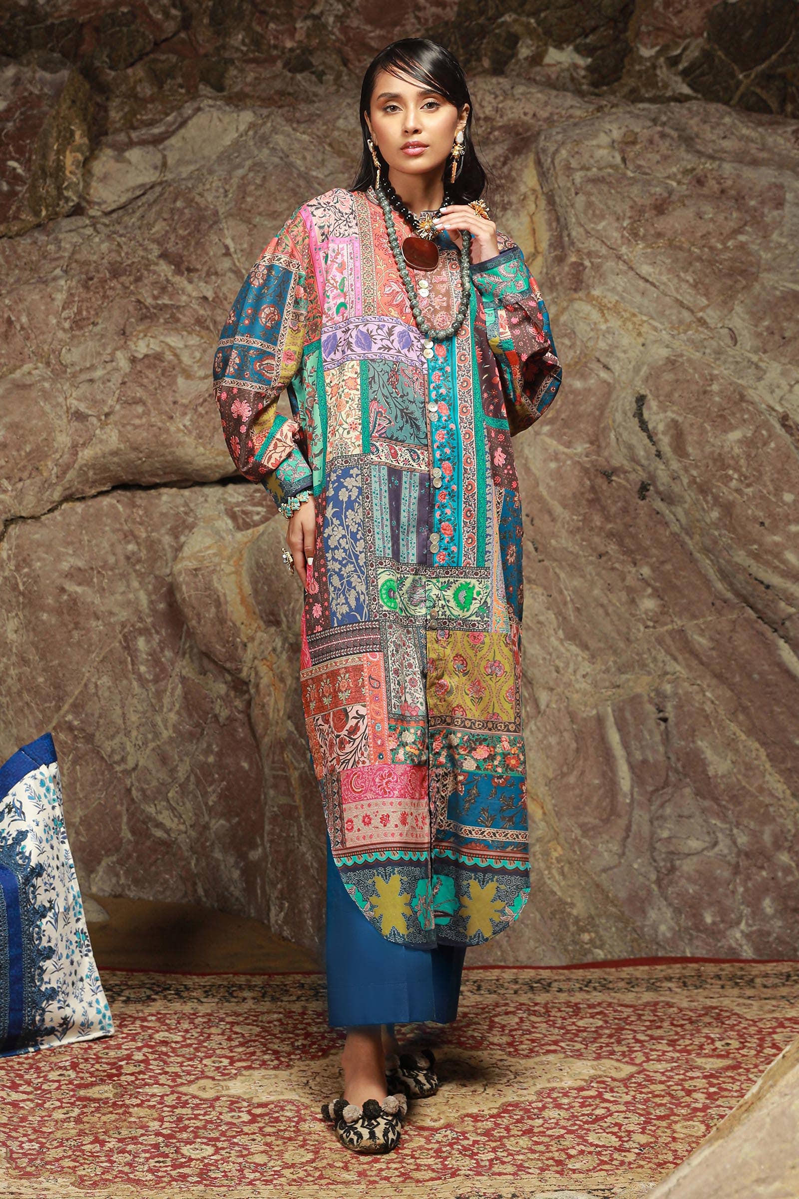 Sana Safinaz | Mahay Spring 24 | H241-014B-2C - Waniyas