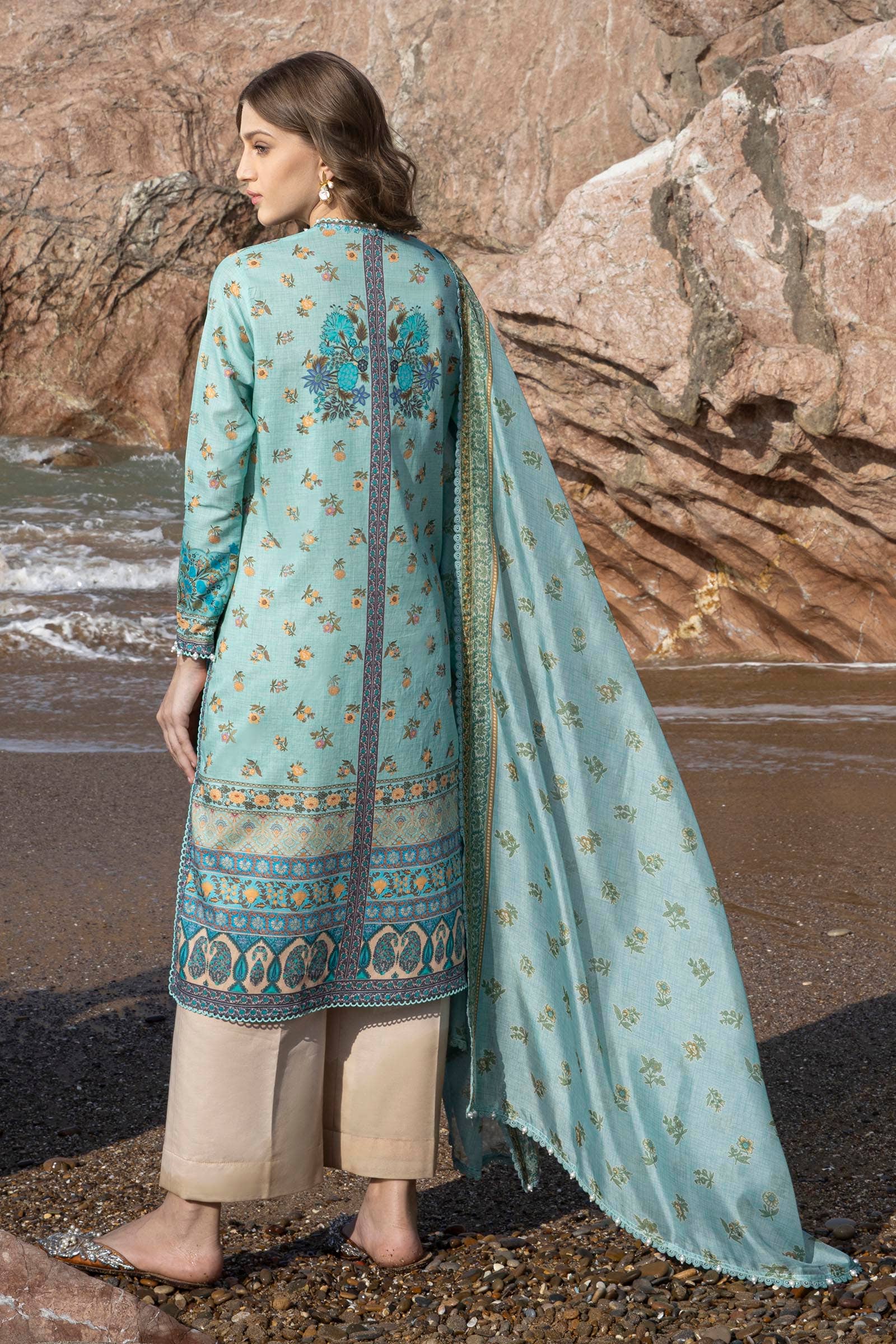 Sana Safinaz | Mahay Spring 24 | H241-017B-2BK - Waniyas