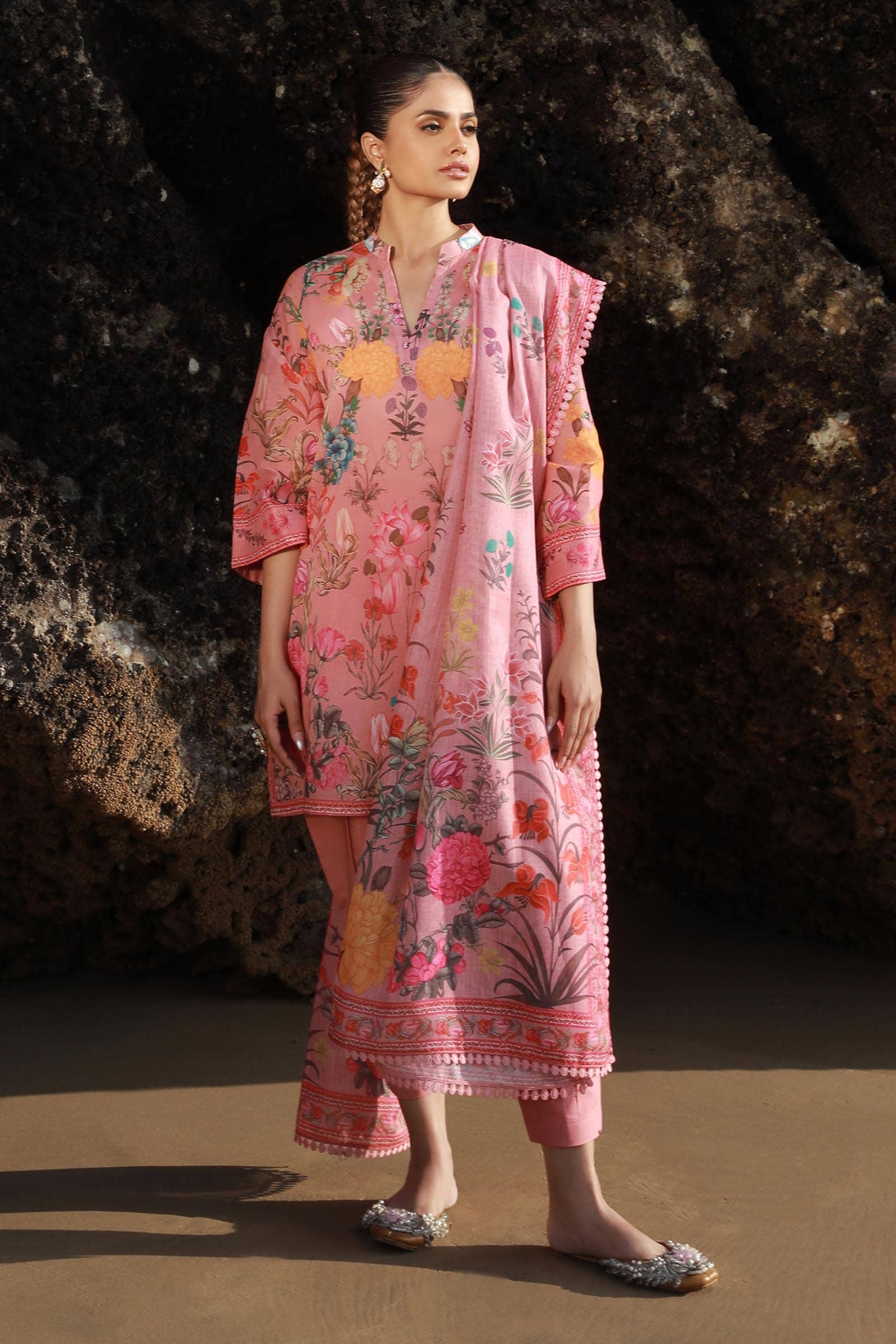 Sana Safinaz | Mahay Spring 24 | H241-019A-3CS - Waniyas