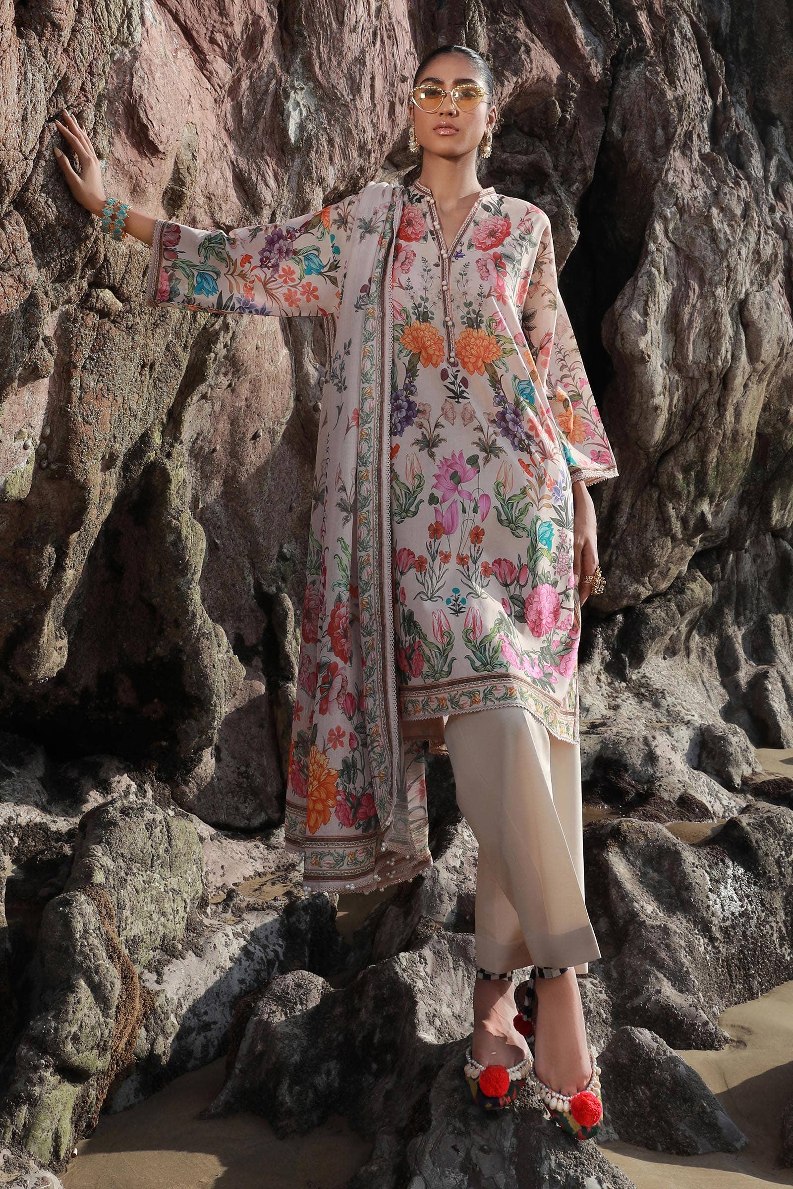 Sana Safinaz | Mahay Spring 24 | H241-019B-3CS - Waniyas