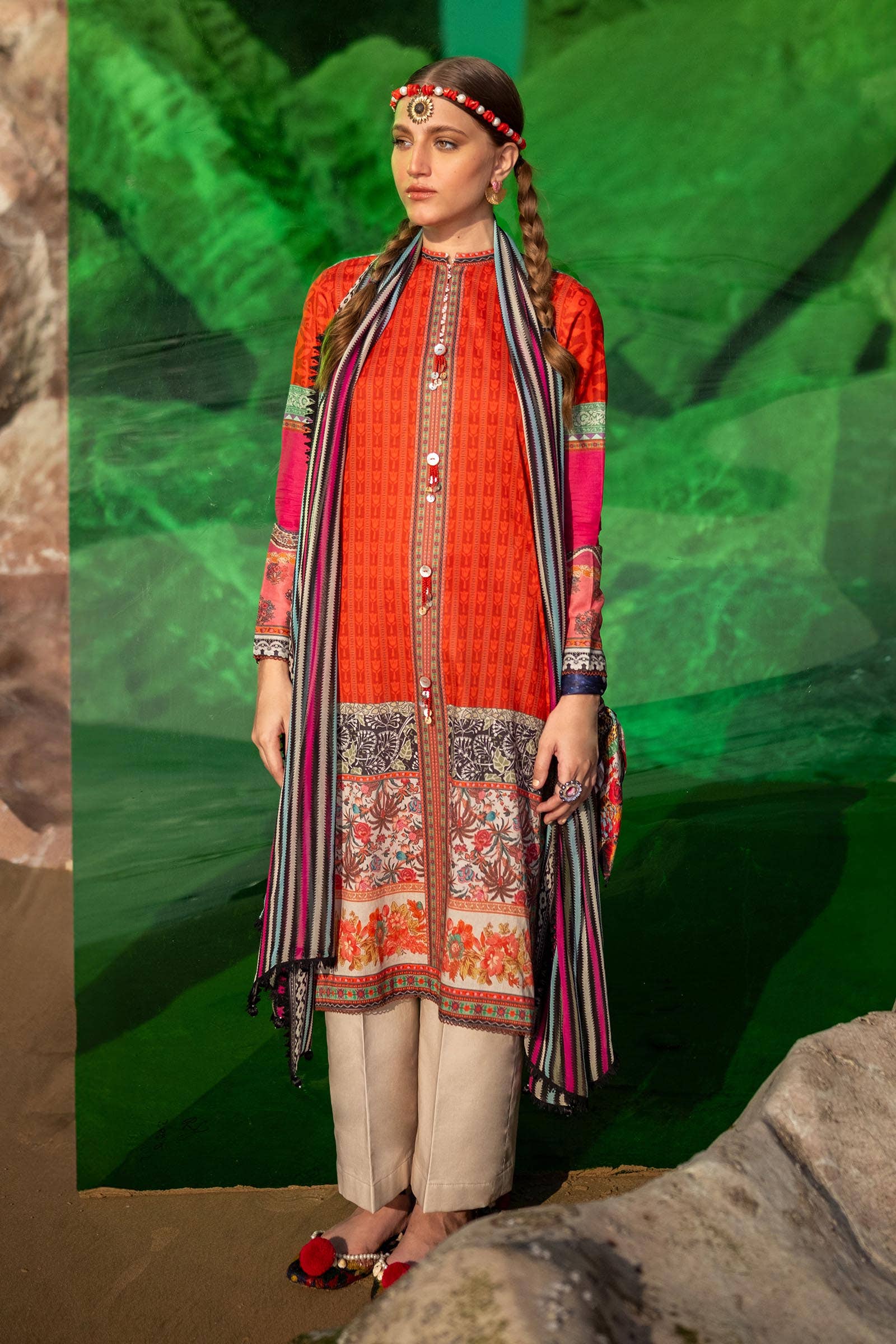 Sana Safinaz | Mahay Spring 24 | H241-024B-2I - Waniyas