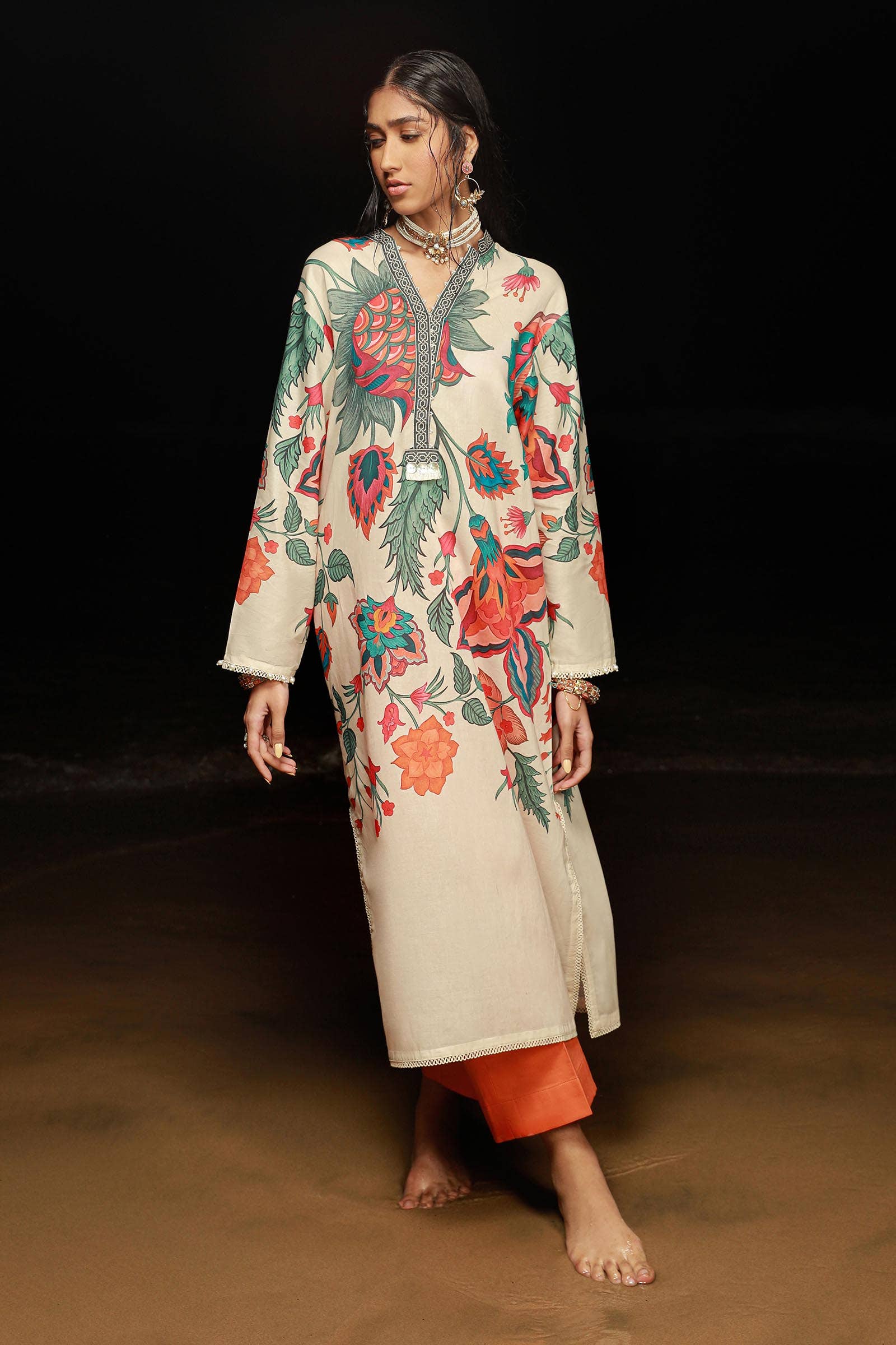 Sana Safinaz | Mahay Spring 24 | H241-011B-2C - Waniyas