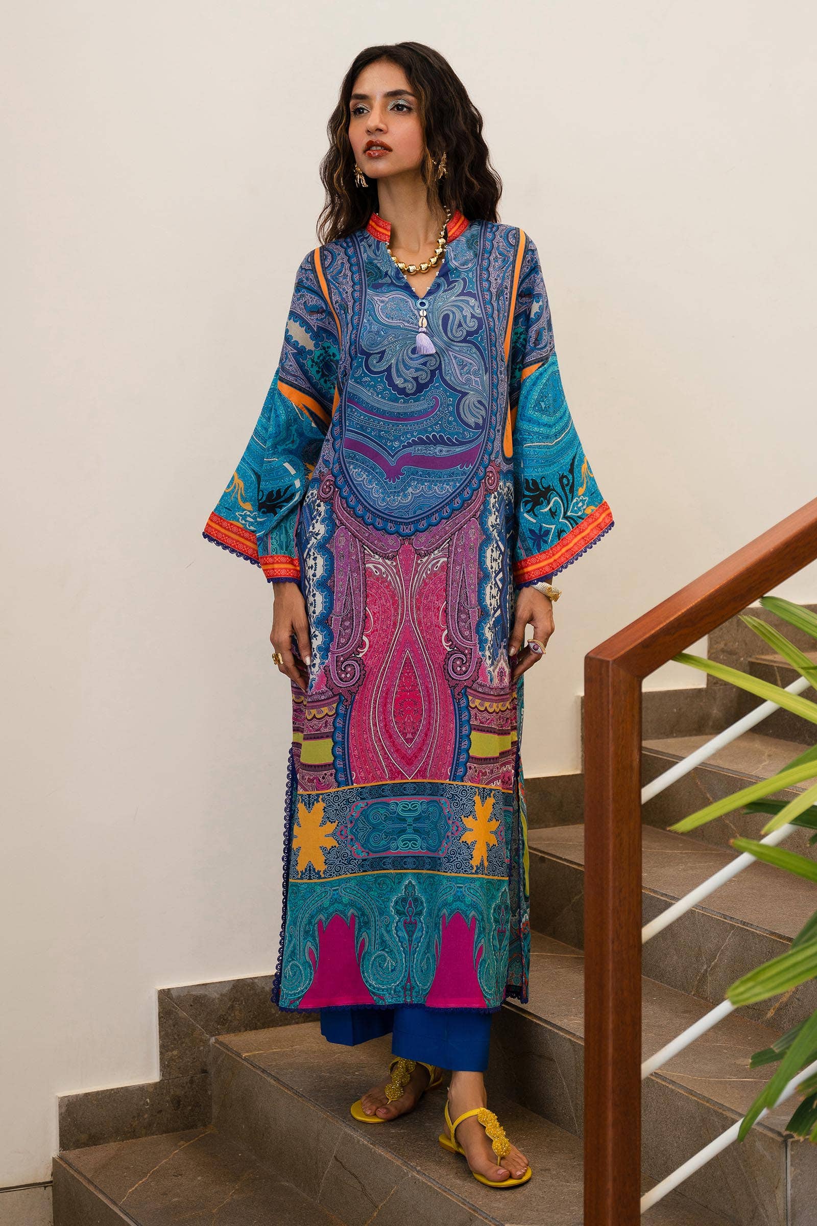 Sana Safinaz | Mahay Spring 24 | H241-012B-2C - Waniyas