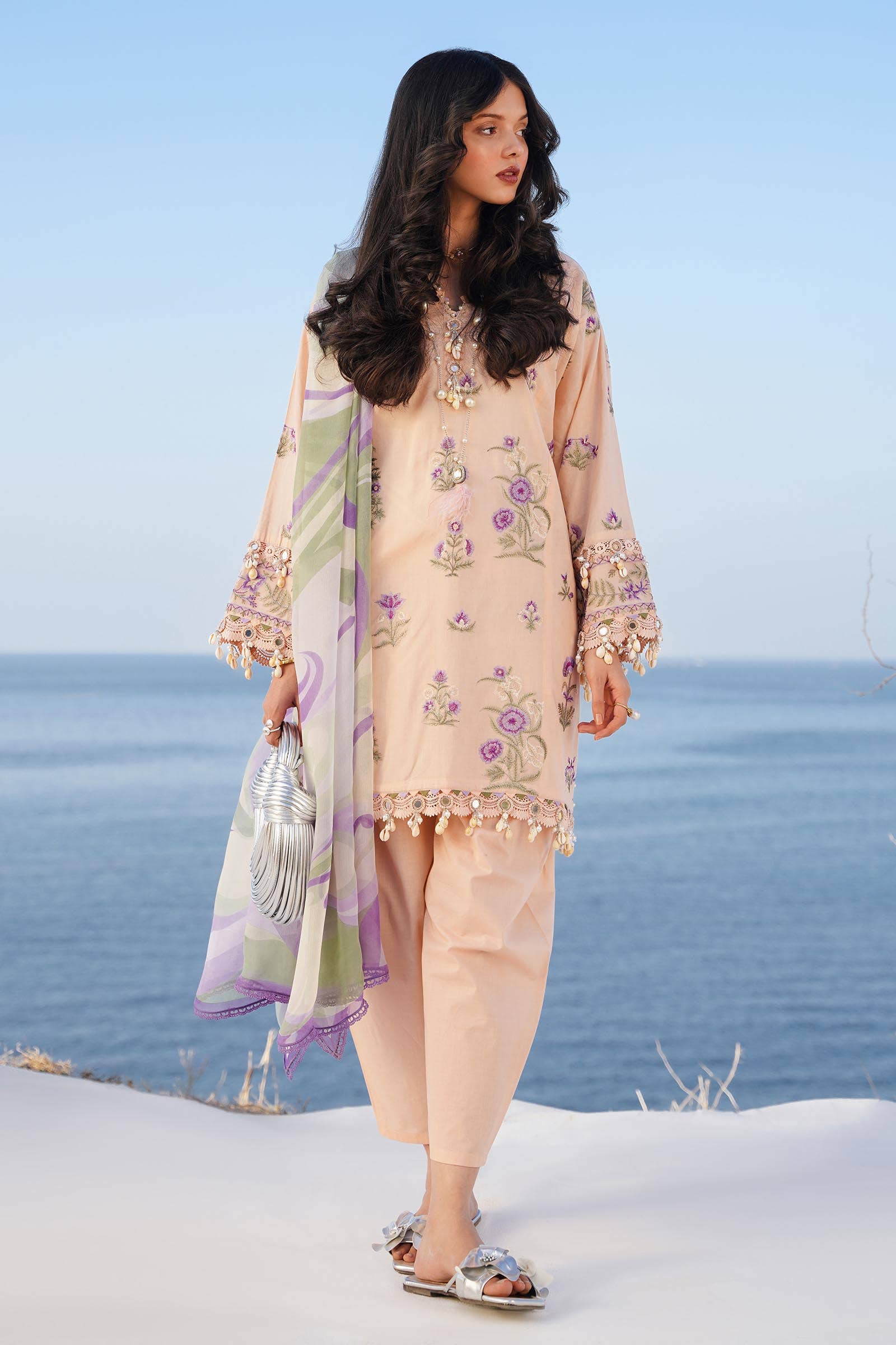 Sana Safinaz | Muzlin Spring 24 | M241-010B-CJ - Waniyas