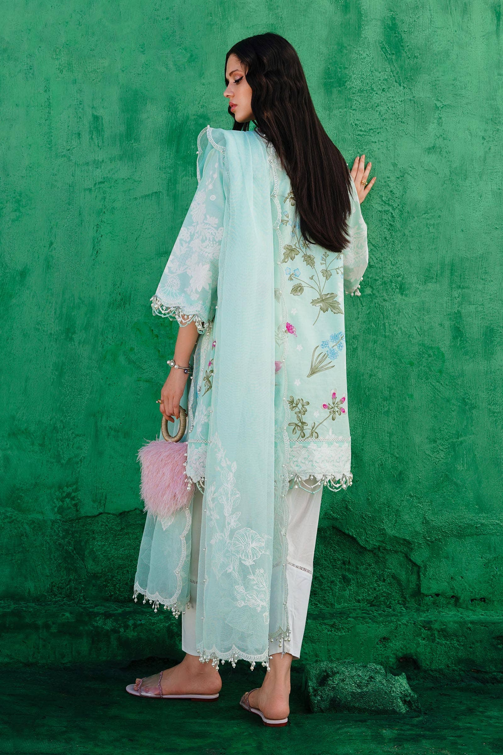 Sana Safinaz | Muzlin Spring 24 | M241-011B-CW - Waniyas